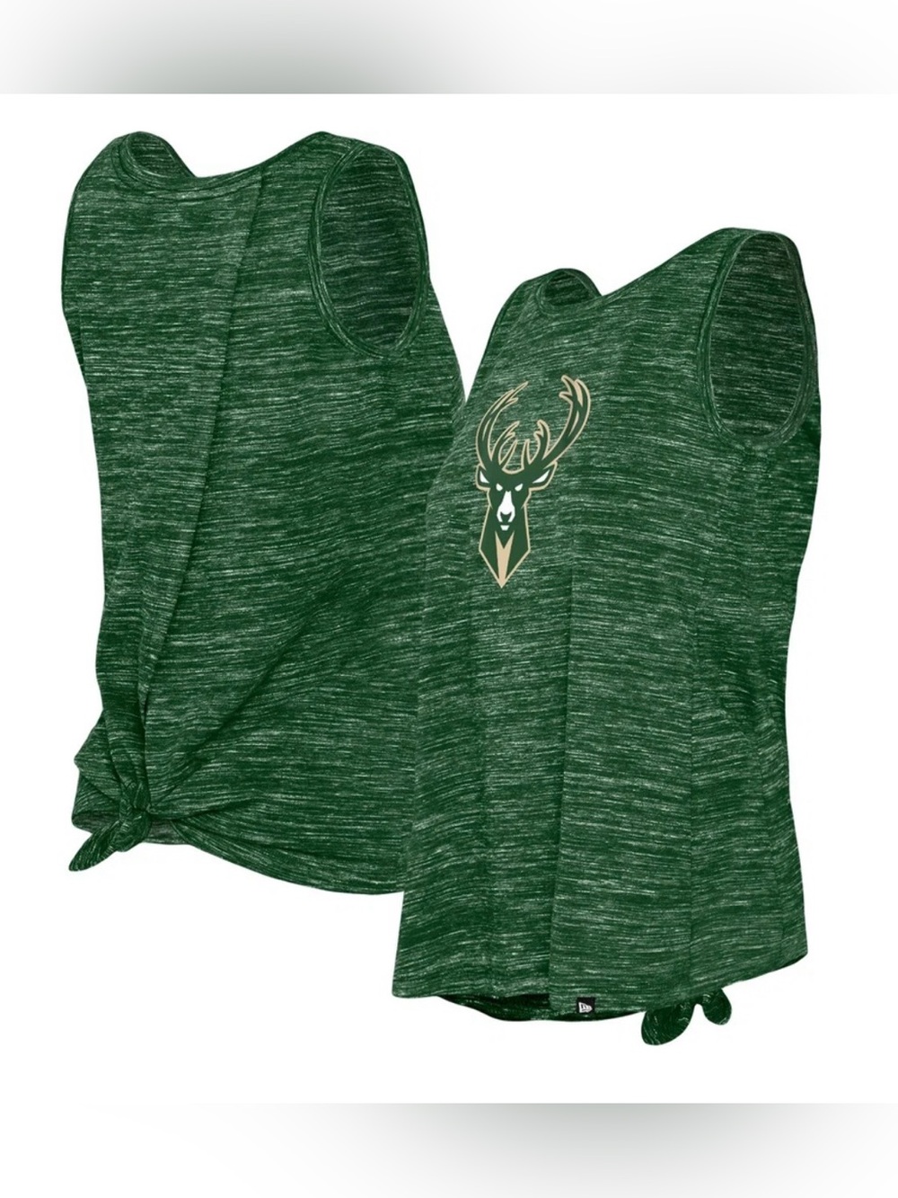 Milwaukee Bucks New Era Women's Space Dye Active Tank Top NWT Size Medium